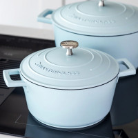 Кастрюля с крышкой , 2,5 л, 20 см, литой алюминий, голубой, серия MasterClass, KITCHEN CRAFT, Великобритания_00817710056126041054.jpg