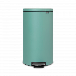 Контейнер для мусора с педалью, 30 л, нержавеющая сталь, мятный, серия FlatBack, BRABANTIA, Бельгия, BRABANTIA (Бельгия)