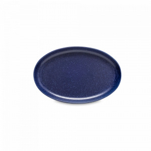 Блюдо овальное Blueberry, 22.6 х 14.9 см, керамика, темно-синий, серия Pacifica, COSTA NOVA, Португалия, Pacifica COSTA NOVA