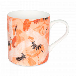 Кружка «Японские журавли», 385 мл, костяной фарфор, декор, KOENITZ, Германия, KOENITZ (Германия)