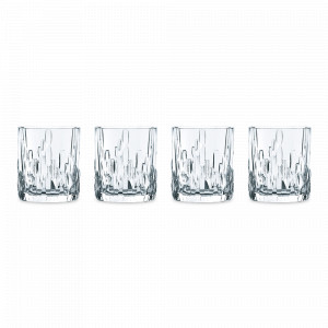 Набор из 4-х стаканов для виски, низкие, 330 мл, 8,2 х 10,1 см, прозрачный, хрустальное стекло, серия Shu Fa, NACHTMANN, Германия, Бокалы для виски