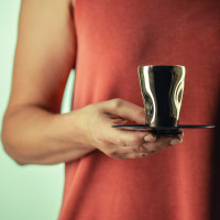 Чашка с блюдцем для эспрессо, 100 мл, цвет-платина/черный, серия Unik, EISCH, Германия_00814470034231521354.jpg