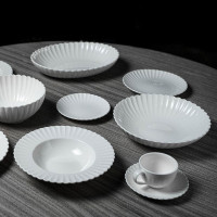 Тарелка для пасты White, 24.5 см, фарфор, белый, серия Lynns, ROOMERS TABLEWARE, Великобритания_00816780047791239578.jpg