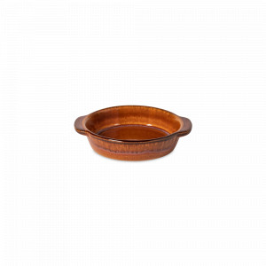 Блюдо для запекания овальное Caramel, 13.9 х 12 см, керамика, коричневый, серия Poterie, COSTA NOVA, Португалия, Керамическая посуда для запекания в духовке
