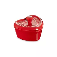 Кокот в форме сердца, 10 х 9 см, керамика, красный, серия La Cocotte, STAUB, Франция, 