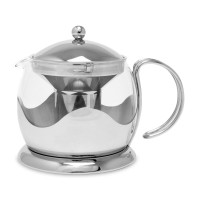 Чайник заварочный с фильтром, 1.2 л, нержавеющая сталь, стекло, серия La Cafetiere, KITCHEN CRAFT, Великобритания