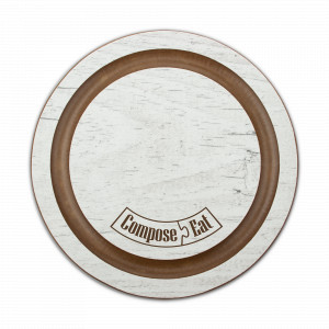 Подставка под кружку Бирдекель, круглая, диам. 95 мм, дуб белый, серия Fashion, ComposeEat, Россия, Бирдекели