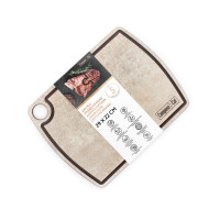 Доска разделочная композитная c желобом, 29х22см, порфир кремовый, серия Fashion, ComposeEat, Россия_00810700031578644932.jpg