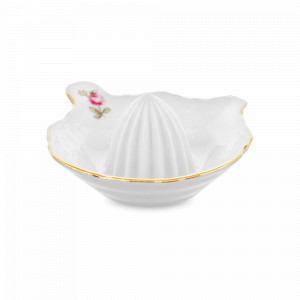 Соковыжималка для цитрусовых, 13 см, фарфор, белый, декор, серия Полевой цветок, BERNADOTTE, Чехия, Скидка до -30% на фарфор BERNADOTTE