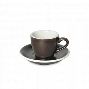 Пара кофейная, 80 мл, фарфор, коричневый, серия Egg, LOVERAMICS, Гонконг, LOVERAMICS (Гонконг)