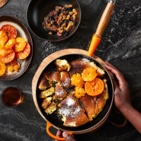 Сковорода , 28 см, чугун, оранжевый, серия Flame, LE CREUSET, Франция_00807420051316266730.jpg