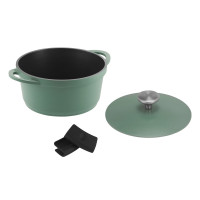 Кастрюля с крышкой и накладками на ручки, 20 см, 2.4 л, алюминий, силикон, зеленый, серия Agile, MAXWELL WILLIAMS, Австралия_00817070065874886039.jpg