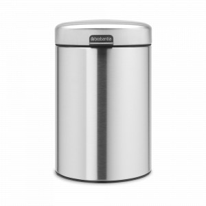 Контейнер для мусора настенный, 3 л, нержавеющая сталь, стальной, серия NewIcon, BRABANTIA, Бельгия, Ведра для мусора из нержавеющей стали
