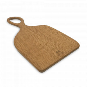 Доска разделочная с ручкой, 43 х 25 см, дуб, светло-коричневый, UNECA, Россия, UNECA (Россия)