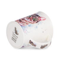 Кружка «Серый кот», 320 мл, костяной фарфор, белый, декор, серия Lomond, DUNOON, Великобритания_00811880053919368264.jpg