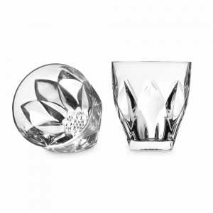 Набор из 2-х стаканов Antea, 260 мл, хрустальное стекло, серия Ninphea, RCR, Италия, Стаканы для воды RCR