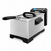 Фритюрница , 3 л, нержавеющая сталь, пластик, стальной, TAURUS, Испания