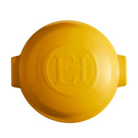 Форма для запекания с крышкой, диаметр: 19,5 см, материал: керамика, цвет: желтый, EMILE HENRY, Франция_00803290054045637902.jpg