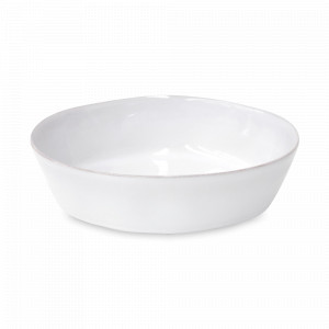 Блюдо овальное для запекания White, 30 х 22 см, керамика, белый, серия Lisa, COSTA NOVA, Португалия, Керамическая посуда для запекания в духовке