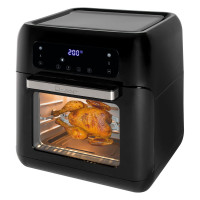 Аэрофритюрница , 11 л, пластик, нержавеющая сталь, черный, CLATRONIC, Германия_00813100046823463835.jpg