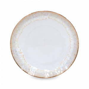 Тарелка обеденная White, 27 см, керамика, кремовый, серия Taormina, COSTA NOVA, Португалия, Тарелки обеденные
