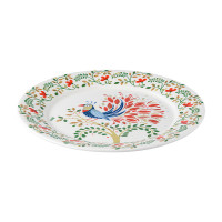 Тарелка обеденная Fantail Bird, 28 см, фарфор, белый, декор, серия Birds of Paradise, LIBERTY JONES, Россия_00814630035653327923.jpg