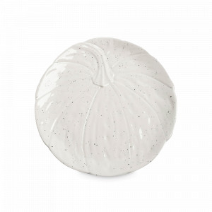 Блюдо «Тыква», 22 см, керамика, белый в крапинку, серия Light Pumpkin, ANNA LAFARG, Китай, Чайники и предметы сервировки ANNA LAFARG