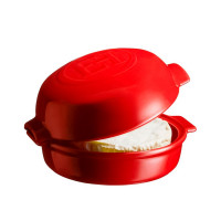 Форма для запекания с крышкой, 19,5 см, керамика, гранат, серия Cheese Baker, EMILE HENRY, Франция_00803290054178454709.jpg