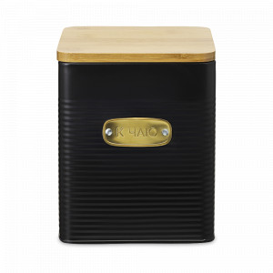 Банка для хранения сладостей, 3.2 л, углеродистая сталь, бамбук, графит, серия Irmel, SMART SOLUTIONS, Россия, Банки для хранения чая