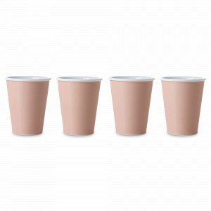 Набор из 4-х чайных стаканов, 320 мл, фарфор, розовый, серия Andy, VIVA Scandinavia, Дания, Скидка до -20% на Viva Scandinavia