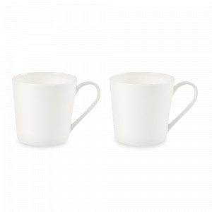 Набор из 2-х кружек, 430 мл, фарфор, белый, серия Excellence, ANNA LAFARG, Китай, Кружки