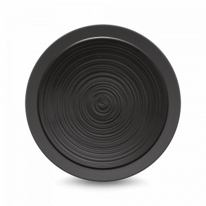 Тарелка десертная ONYX, 23 см, керамика, черный, серия Bahia, GUY DEGRENNE, Франция, Тарелки и салатники GUY DEGRENNE