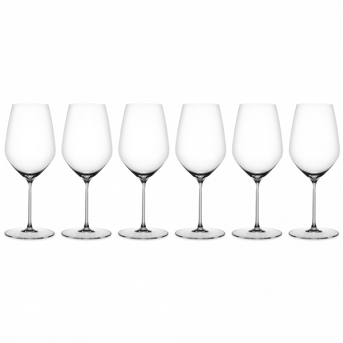 Набор из 6-ти бокалов для красного вина Bordeaux, 650 мл, хрустальное стекло, серия Hi-Lite, SPIEGELAU, Германия