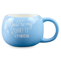 Кружка Панда, 350 мл, керамика, голубой, серия Animals, REPAST, Чехия