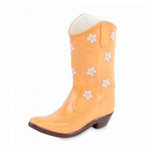 Ваза для цветов, 22.5 см, керамика, желтый, серия Rodeo, DOIY, Испания, DOIY (Испания)