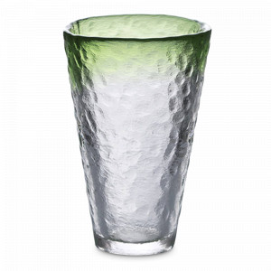 Стакан рокс Ombre Green, 220 мл, стекло ручной работы, зеленый, серия Invisible, ROOMERS TABLEWARE, Нидерланды, Цветные стаканы