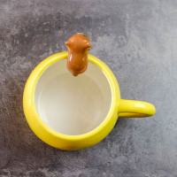 Кружка Медвежонок, 430 мл, керамика, желтый, серия Animals, REPAST, Чехия_00821350066836936215.jpg