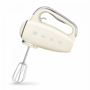 Миксер ручной,  17,1 х 22 х 10 см, пластик ABS, нержавеющая сталь, кремовый, SMEG, Италия, SMEG (Италия)