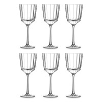 Набор из 6-ти бокалов для вина, 250 мл, хрустальное стекло, серия Macassar, CRISTAL D ARQUES, Франция