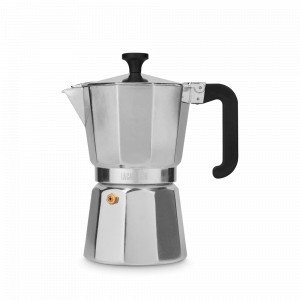 Кофеварка гейзерная, 290 мл, нержавеющая сталь, пластик, стальной, серия La Cafetiere, KITCHEN CRAFT, Великобритания, Кофейники, гейзерные кофеварки