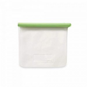 Пакет плоский для хранения продуктов, 1 л, силикон, зеленый, серия Reuse &amp; Reduce, LEKUE, Испания, Хранение продуктов LEKUE