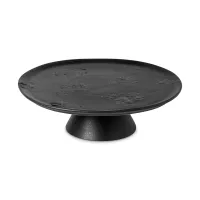 Блюдо на ножке Black, 28 см, керамика, черный, серия Boutique, COSTA NOVA, Португалия, 