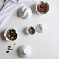 Чаша сервировочная с крышкой, 9.5 х 12 см, фарфор, белый, серия The Tablet, COOKPLAY, Испания_00815520057231531133.jpg