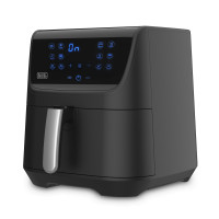 Аэрофритюрница , 5.5 л, нержавеющая сталь, пластик, черный, BLACK+DECKER, США