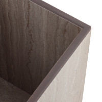 Подставка универсальная для кухонных принадлежностей, 12 х 12 х 17см, травертин капучино, композитный материал, серия Fashion, ComposeEat, Россия_00819040047384765381.jpg