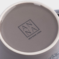 Кружка «Медведь», 500 мл, фарфор, белый, серебристый, серия Graphics, ANNA LAFARG, Китай_00822620048593279710.jpg