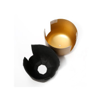 Чайник заварочный с колпаком, 700 мл, фарфор, алюминий, белый, бронзовый, серия Salam, GUY DEGRENNE, Франция_00802430053823479263.jpg