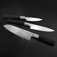 Нож кухонный, поварской Сантоку, 16.5 см, серия Wasabi Black, KAI, Япония_00811190056299958399.jpg
