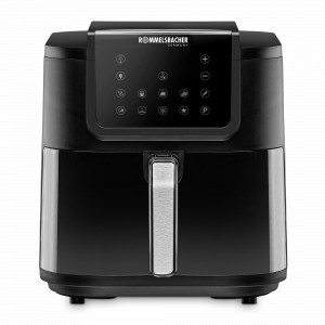 Аэрофритюрница , 8 л, нержавеющая сталь, пластик, черный, ROMMELSBACHER, Германия, ROMMELSBACHER (Германия)