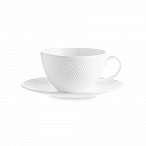 Пара чайная, 260 мл, костяной фарфор, белый, серия Gio, WEDGWOOD, Великобритания, WEDGWOOD (Великобритания)